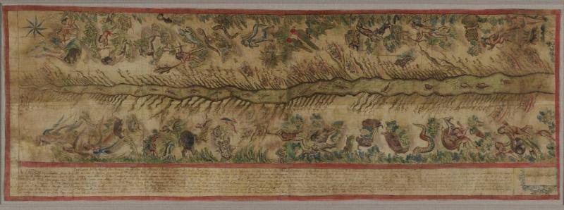 Map of the Ucayali River