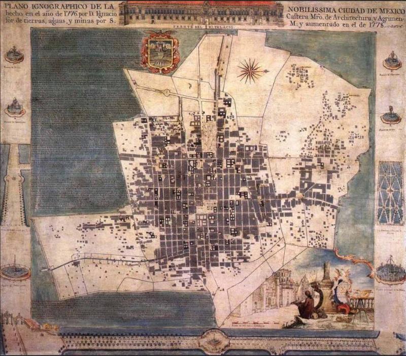 Plano ignographico de la nobilissima ciudad de Mexico
