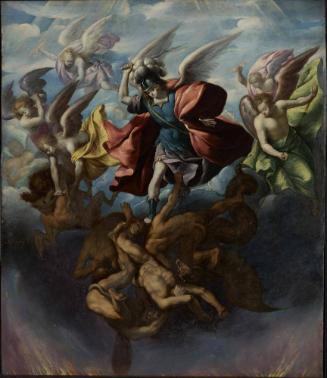 Saint Michael Striking Down the Rebellious Angels