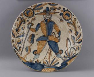 Plate with Image of a Soldier