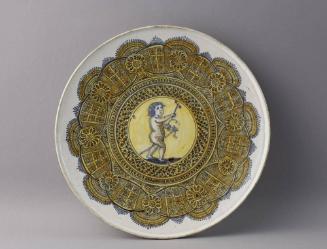 Salver with Bobbin Lace Decoration