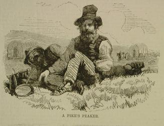 THE PIKE'S PEAK GOLD MINES - A PIKE'S PEAKER (AFTER BIERSTADT)