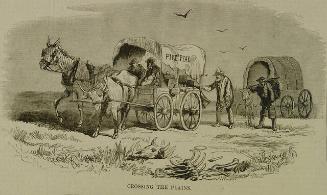 THE PIKE'S PEAK - CROSSING THE PLAINS (AFTER BIERSTADT)