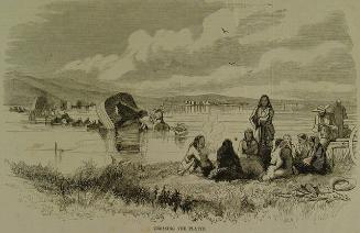 THE PIKE'S PEAK - CROSSING THE PLATTE (AFTER BIERSTADT)